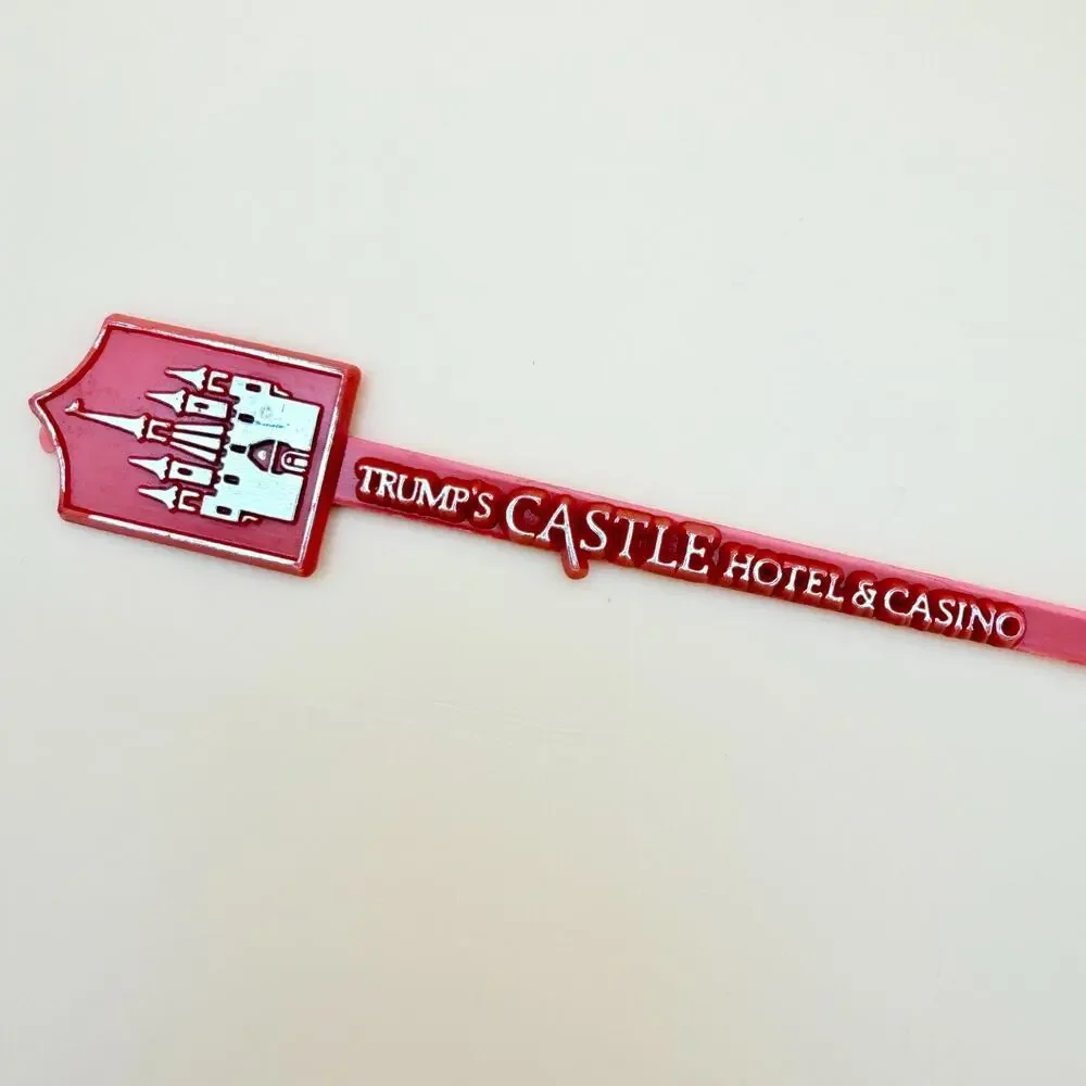 Vintage Casino Swizzle Sticks Trump Castle Golden Nugget Bellagio Goodfellows